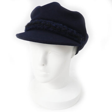 Chanel 19V Tweed Wool Cotton Casquette