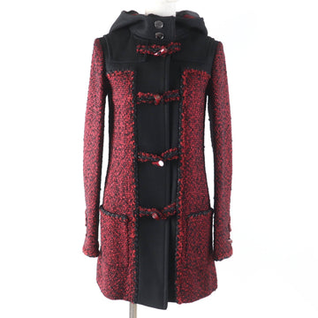 Chanel P42310W05008 Wool Acrylic Silk Blend Tweed Coat
