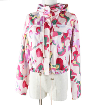 Chanel P70173 Silk Cotton Hooded Jacket