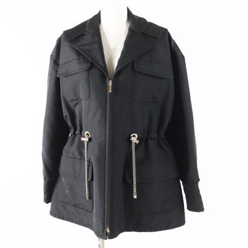 Chanel COCO MarkChain Silk Polyester Hoodie Jacket