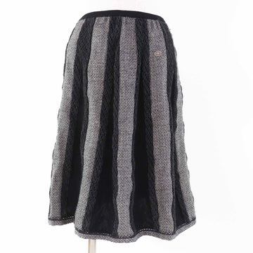 Chanel COCOMark plate Wool Skirt