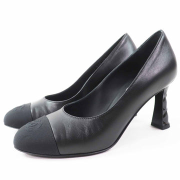 Chanel Matelassehir COCO Mark Leather Pumps