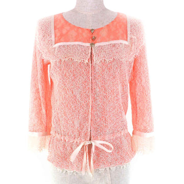 Chanel COCO Mark Cardigan Cotton Cardigan