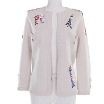 Chanel Sequin embroidered knit Cashmere Cardigan