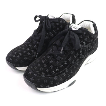 Chanel Suede Leather Sneakers