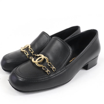 Chanel COCO Mark Leather Loafers