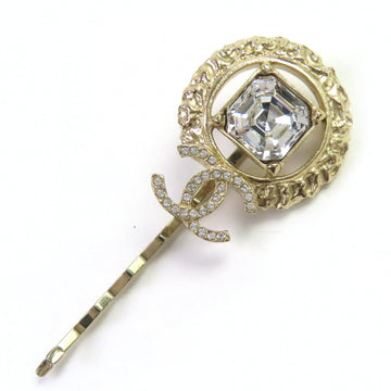 Chanel COCO Mark Rhinestone Hairpin