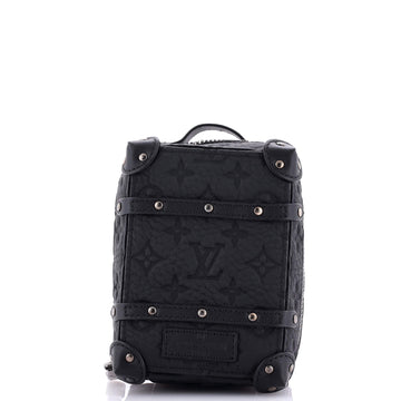 Soft Trunk Backpack Bag Charm and Key Holder Monogram Taurillon Leather