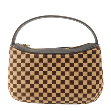 Louis Vuitton Damier Sauvage Tiger Hand Bag Brown M92132