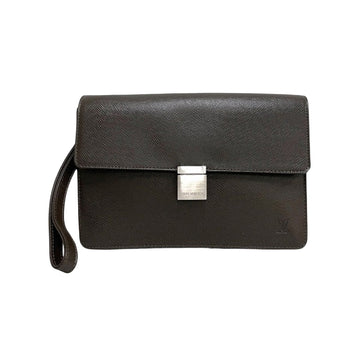 Louis Vuitton Selenga  Leather Clutch Bag