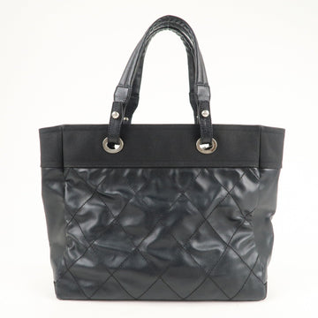 Top Quality Chanel Paris Biarritz MM Coated Leather/canvas Leather Tote Bag A34209