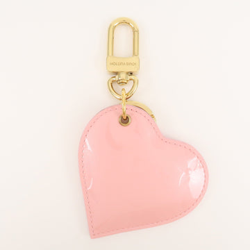 Louis Vuitton Monogram Vernis Porte Cles Love Lock Heart M01164