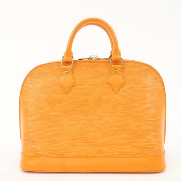 Louis Vuitton Epi Alma Hand Bag Mandarin Orange M5124H