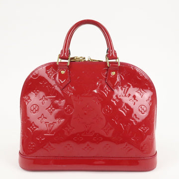 Louis Vuitton Monogram Vernis Alma PM Hand Bag Rose Indien M91770