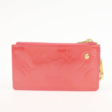 Louis Vuitton Monogram Vernis Pochette Cles Coin Case Pink M9144F