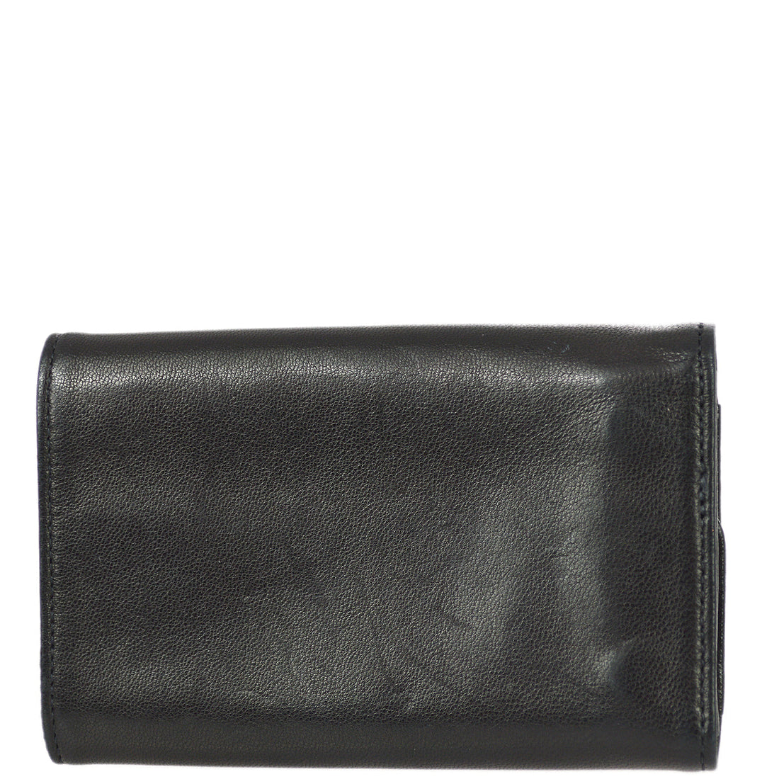 Top Quality Chanel 1997-1999 Key Case Black Leather Small New