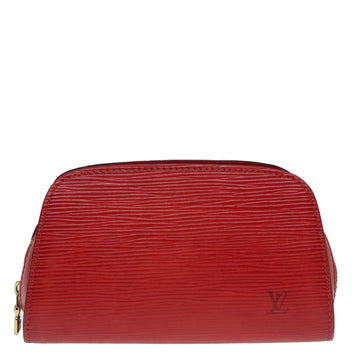 Louis Vuitton Dauphine  Leather Clutch Bag