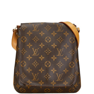 Louis Vuitton Mtte Salsa  Leather Shoulder Bag