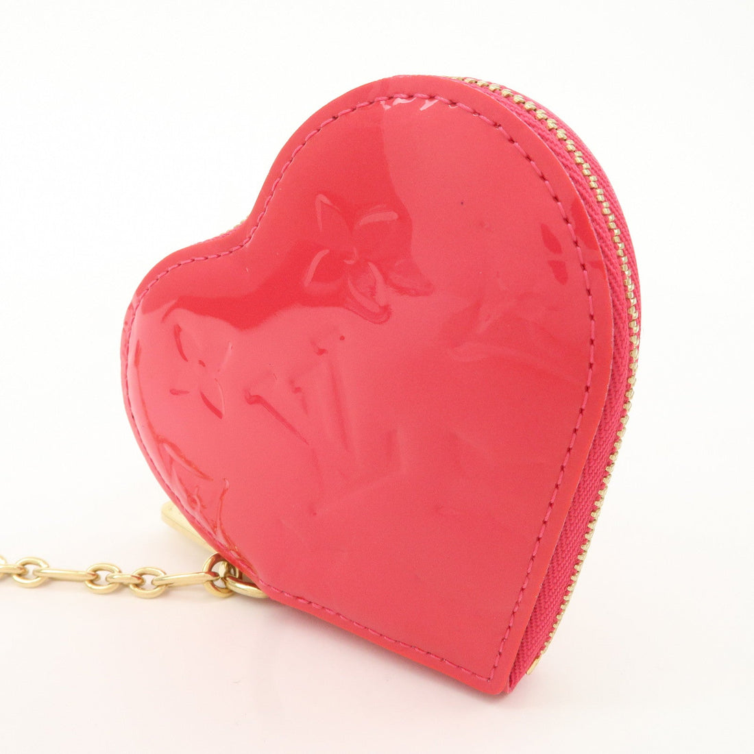 Louis Vuitton Monogram Vernis Porte Monnaie Coeur Coin Case M93657