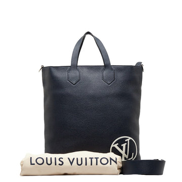 Louis Vuitton, Louis Vuitton M53428 East Side Boston Bag/Trion Leather Navi