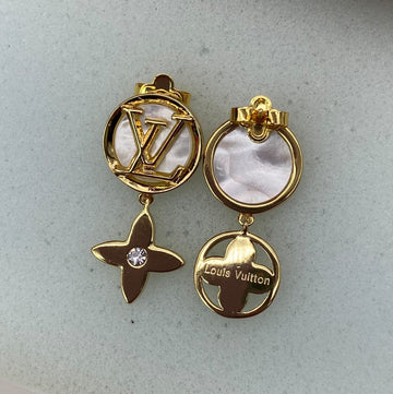 Louis Vuitton Earrings and necklace