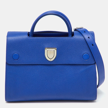 Dior Blue Leather Medium Diorever Tote