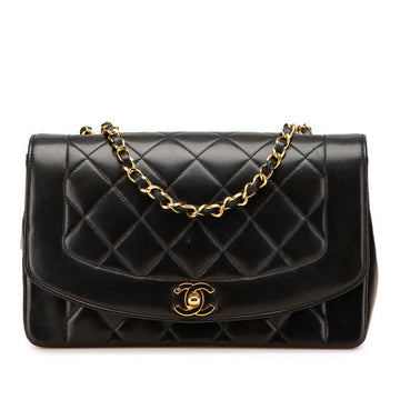 Chanel Diana Matelasse Lambskin Shoulder Bag
