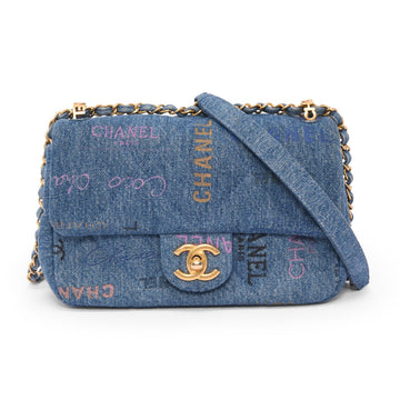 Chanel Blue Denim Mood Mini Flap Bag
