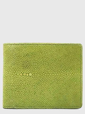 Luxury Bottega Veneta green half wallet
