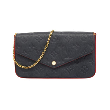 Louis Vuitton Felicie  Leather Shoulder Bag