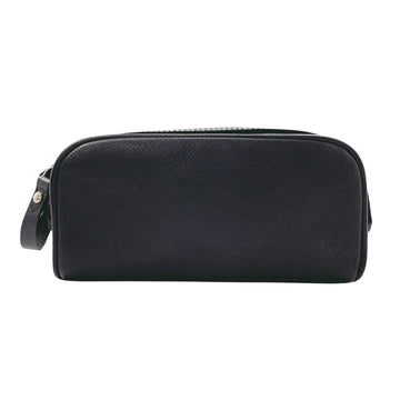 Louis Vuitton Dopp Kit  Leather Clutch Bag