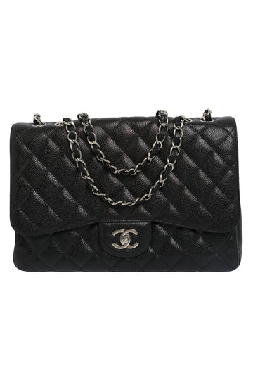 Top Quality Chanel Leather Quilted Single New Bag Large
