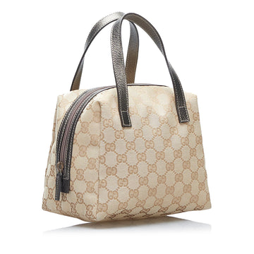 Gucci Dome Mini Brown GG Leather/canvas