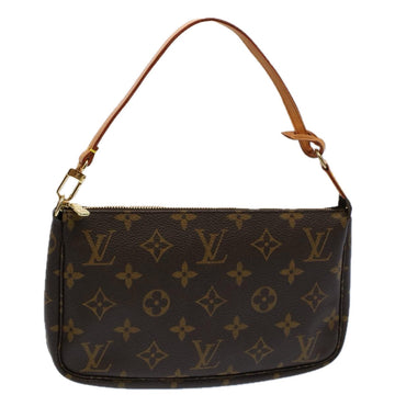 Louis Vuitton Pochette Accessoire  Canvas Clutch Bag