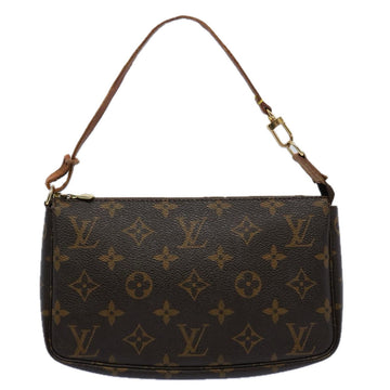 Louis Vuitton Pochette Accessoire  Canvas Clutch Bag
