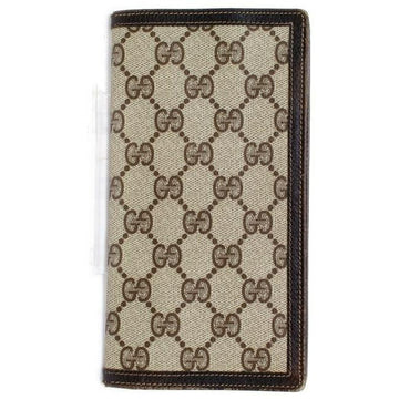 Gucci Brown Guccissima Print Unisex Bi Fold Style Wallet