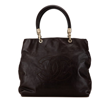 Top Quality Chanel Leather Skin Coco Mark Tote Bag