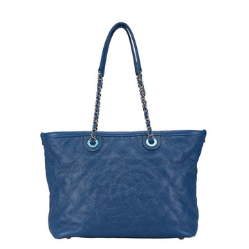 Top Quality Chanel Leather Skin Matelasse Coco Mark Chain Tote