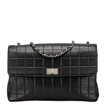 Chanel 2.55 Choco Bar Lambskin Shoulder Bag