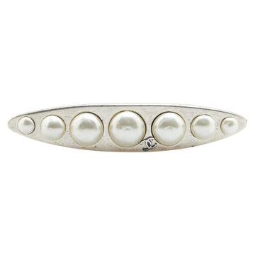 Chanel Coco Mark Brooch Faux Pearl Brooch