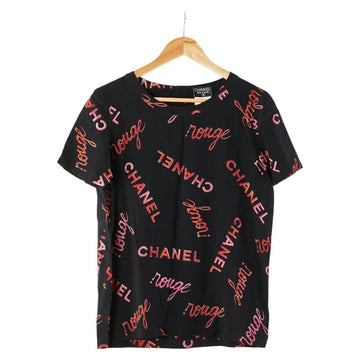 Chanel Logo Silk Blouse