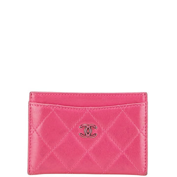 Chanel Coco Mark Matelassé Lambskin Card Case