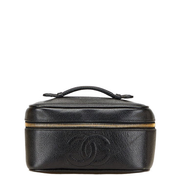 Chanel Coco Mark Caviar Skin Vanity Bag