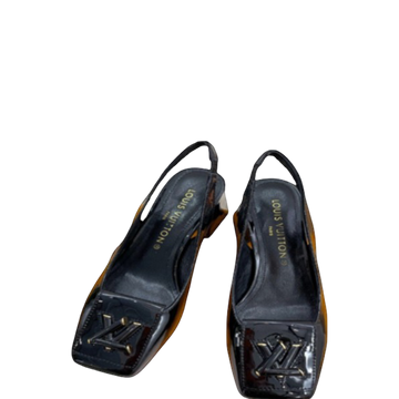 LUV PUMP BLACK SHAKE SLINGBACK