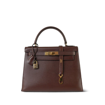 Kelly Sellier 28 Brown Courchevel  (P) Stamp