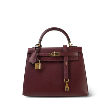 Kelly Sellier 25 Rouge H Veau Sombrero  A Stamp