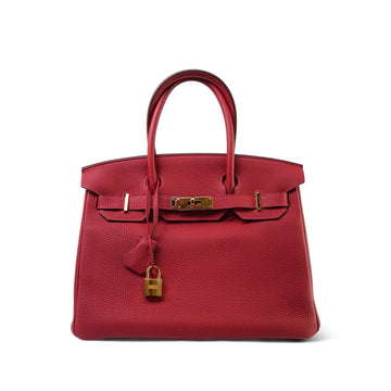Birkin 30 Rouge Vif Veau Togo  Y Stamp