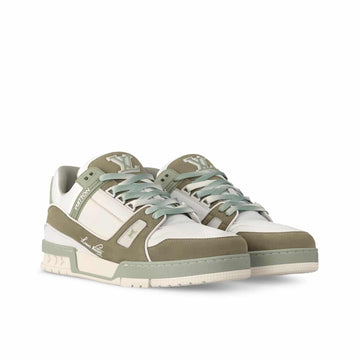 LV TRAINER SNEAKER GREEN 1ADHCG