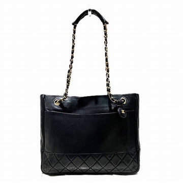 Chanel Chain Shoulder Bag Leather 2way Bag