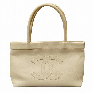 Top Quality Chanel Leather Tote Handbag Beige